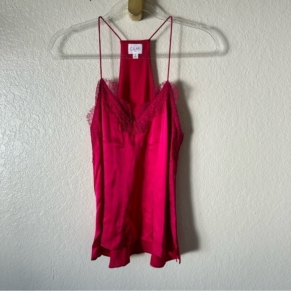 Cami NYC Racer Charmeuse Cami in Rosewood size S - Picture 2 of 12